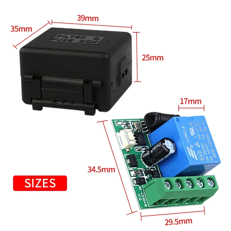 RF 433Mhz Wireless Light Switc - огляд і ціна 433Mhz Receiver Module